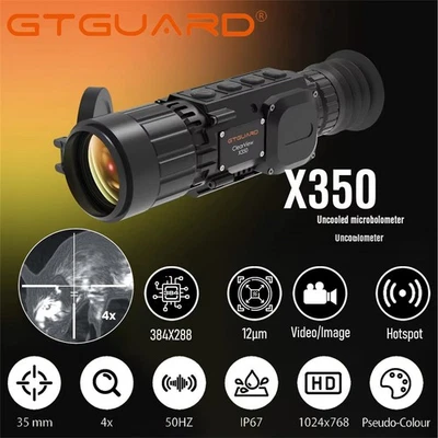 GTGUARD Wärmebildkamera für die Jagd 384x288 35mm Objektiv 3400m Erfassungsreichweite