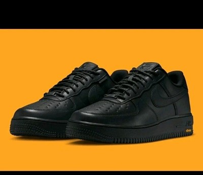 Size 8 - Nike Air Force 1 GORE-TEX Vibram Low Black Speed Yellow