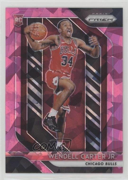 2018-19 Panini Prizm Pink Ice Prizm Wendell Carter Jr #80 Rookie RC 0nr3
