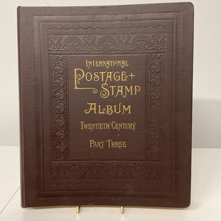 International Postage Stamp Album 20th Century 1929 1933 W/ Approx. 100 Stamps