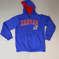 Kansas Jayhawks Colosseum Youth Medium Full-Zip Hoodie