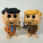 Funko Pop Fred Flintstone #119 & Barney Rubble #120 Ad Icons 2020 Set of 2