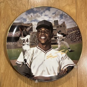 1994 Bradford Exchange Superstars Of Baseball Willie Mays Plate Limited Edition
