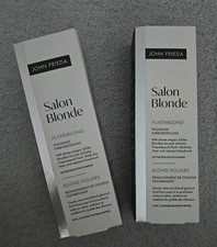 2x 120ml John Frieda Salon Blonde Platinblond Pflegende Farbveredelung