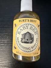 Burt's Bees Baby Bee Nourishing Baby Oil 4 Oz New