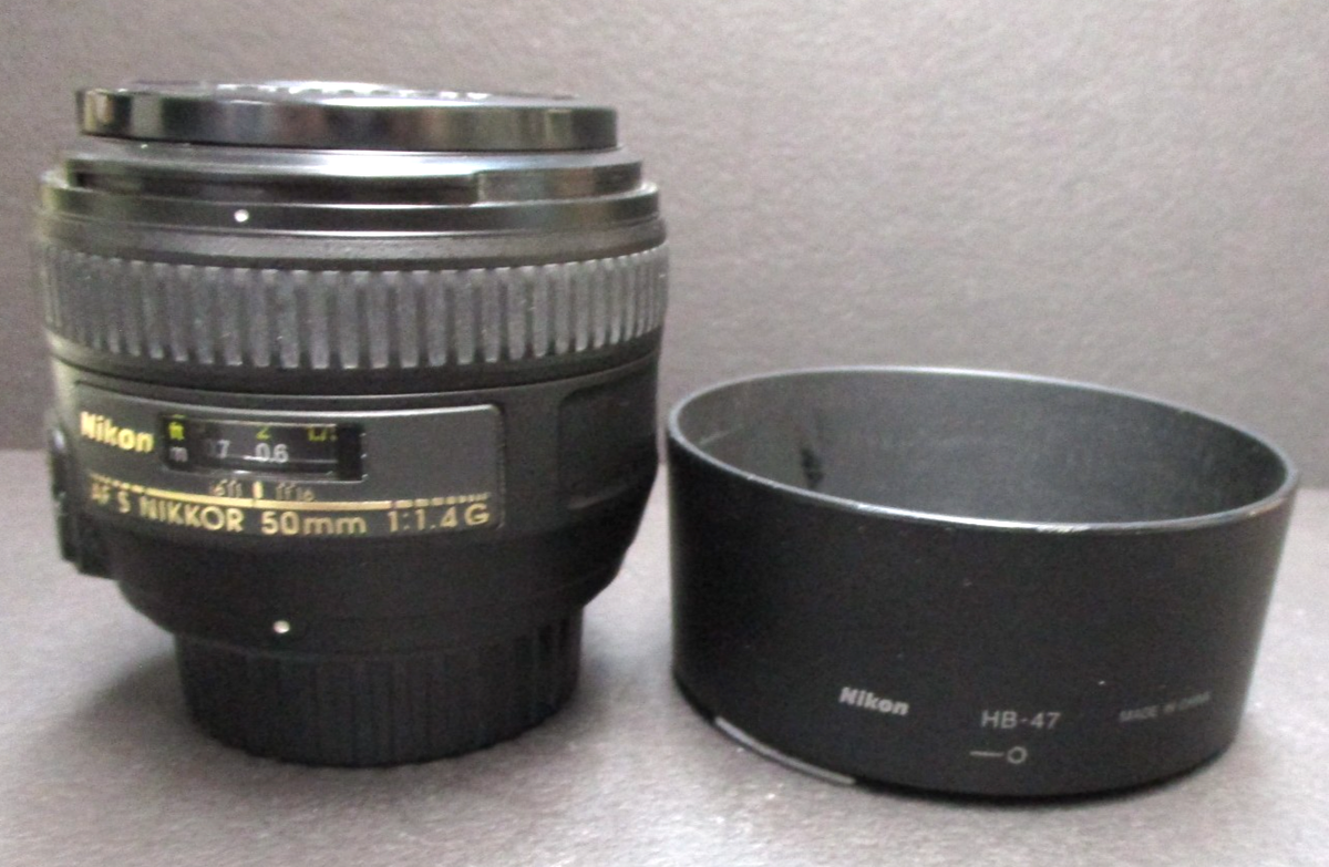 AF-S NIKKOR 50mm f/1.4G 保護フィルター付 Nikon Nikkor AF-S 50mm f/1.4 Lens & LENS HOOD & FILTER Nikon USA