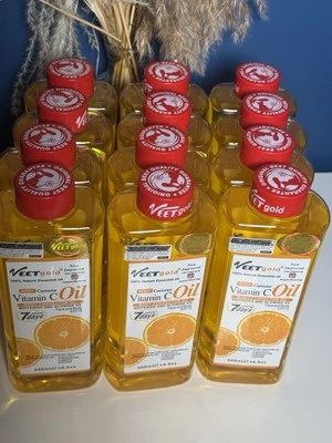 VEETGOLD VITAMIN C WHITENING & GLOWING OIL 500ML BODY CORRECTOR