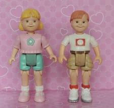 Fisher Price LOVING FAMILY Dollhouse SISTER and BROTHER Twins 1998