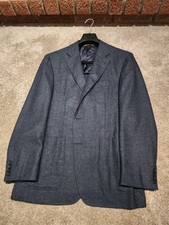 CANALI 1934 Kei Unstructured  Sportcoat w Patch Pocket 46R (56 R Euro) Blue
