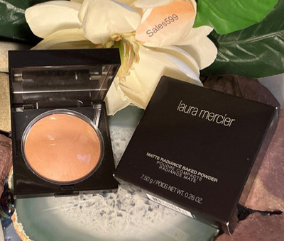  LAURA MERCIER Matte Radiance Baked Powder Compact #Bronze 03  0.26 Oz