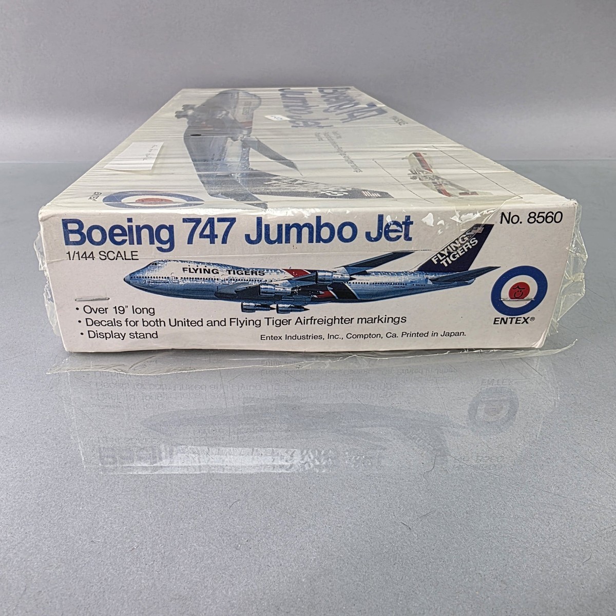 ENTEX 1/144 BOEING 747 JUMBO JET AIRPLANE FLYING TIGER Model Kit