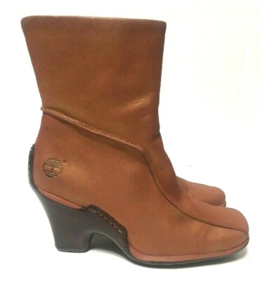 timberland wedge ankle boots