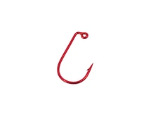 Matzuo America Fire Ball Jig Hooks Red/Chrome Size 2/0 Qty 1000 Hooks 733060-2/0