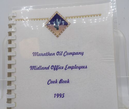 Marathon Oil Company Midland Office Employees Cookbook 1995 Spiral Bound 185 Pag - Picture 2 of 8