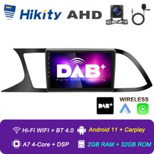 Android 15 DAB+ autoradio Carplay GPS Navi DSP per Seat Leon 3 5F1 5F5 2012-2020