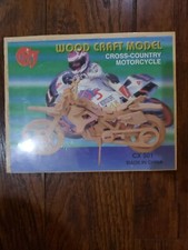 Cx501 Wooden Motorcycle Model - Building Toys