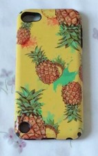 Cute 2in1 Pineapple Heart Print Cover Hard Soft Case For iPop Touch 5/6th Gen