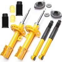 4 TA Technix Sport-StoßDäMpfer Vorne Hinten + Domlager VA + Staubkappen - Corsa