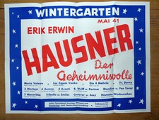 orig Theater 1941 Wintergarten Berlin Potsdamer Str. Plakat Variete Krieg WKII