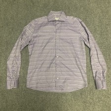 Robert Graham Size 15.5 39 Dress Shirt Long Sleeve Button Mens