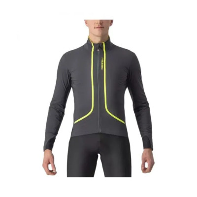 CASTELLI HERREN FLIGHT AIR RADFAHREN GRÖSSE XL LANGARM TRIKOT OBERTEIL JACKE UVP £260