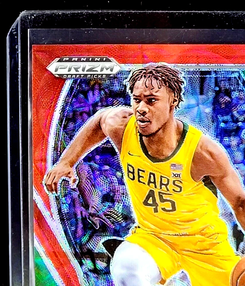 2021 Prizm 选秀红色折射卡 #13 Davion Mitchell /88 RC 新秀卡 — 第 3/4 张图片