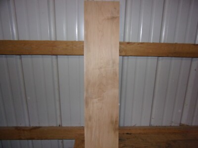 HARD MAPLE LUMBER WOOD KILN DRIED BOARD 34 3/8''X 8''X 1  1/16''  2457V FLAT CLEAR