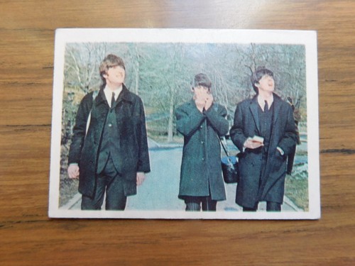 John/Ringo/Paul in Central Park New York #40 The Beatles ABC Gum 1964 ...