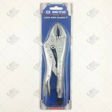 King Tony 6011-07R 7" Curved Jaw Locking Pliers