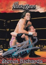 Steven Richards Signed 2003 Fleer Aggression WWE Card #34 Stevie ECW Autograph