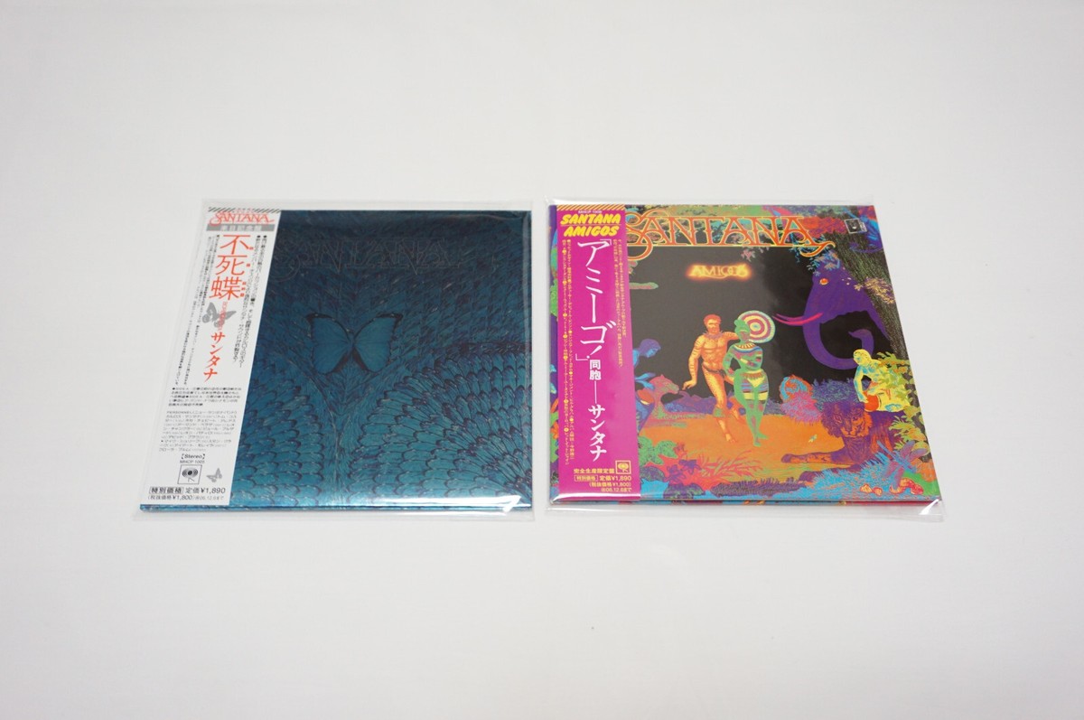 Santana - Mini LP CD 9 Titles Set + Promo Box Replica Paper