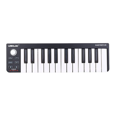 Worlde Easykey.25 Keyboard 25 Tasten--USB-MIDI-Controller Portable Nue P3C8