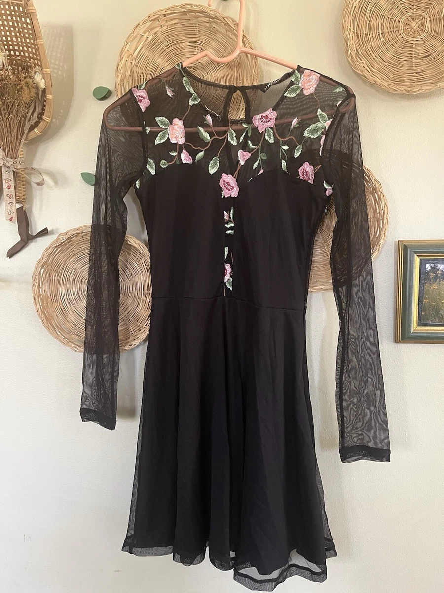 knee length dresses for ladies Sevila Long Sleeve Mini Dress in Botanic Mauve main image 0
