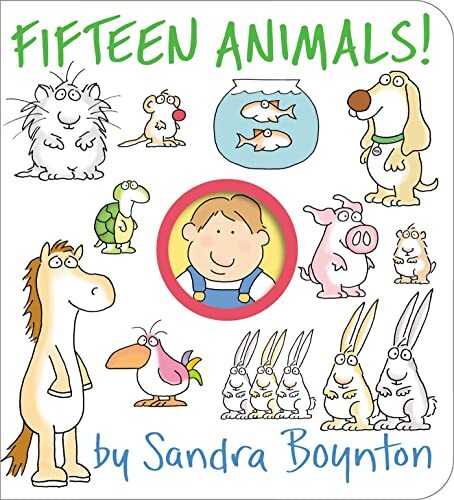 Sandra Boynton Fifteen Animals! (Libro di cartone) Boynton on Board