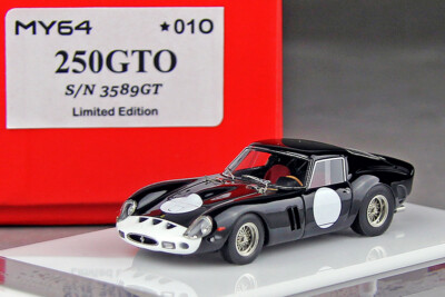 MY64 SCM 1:64 Ferrari 250 GTO 1962 1964 Winner Resin Diecast Car