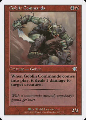 Goblin Commando [Starter 1999] Magic MTG