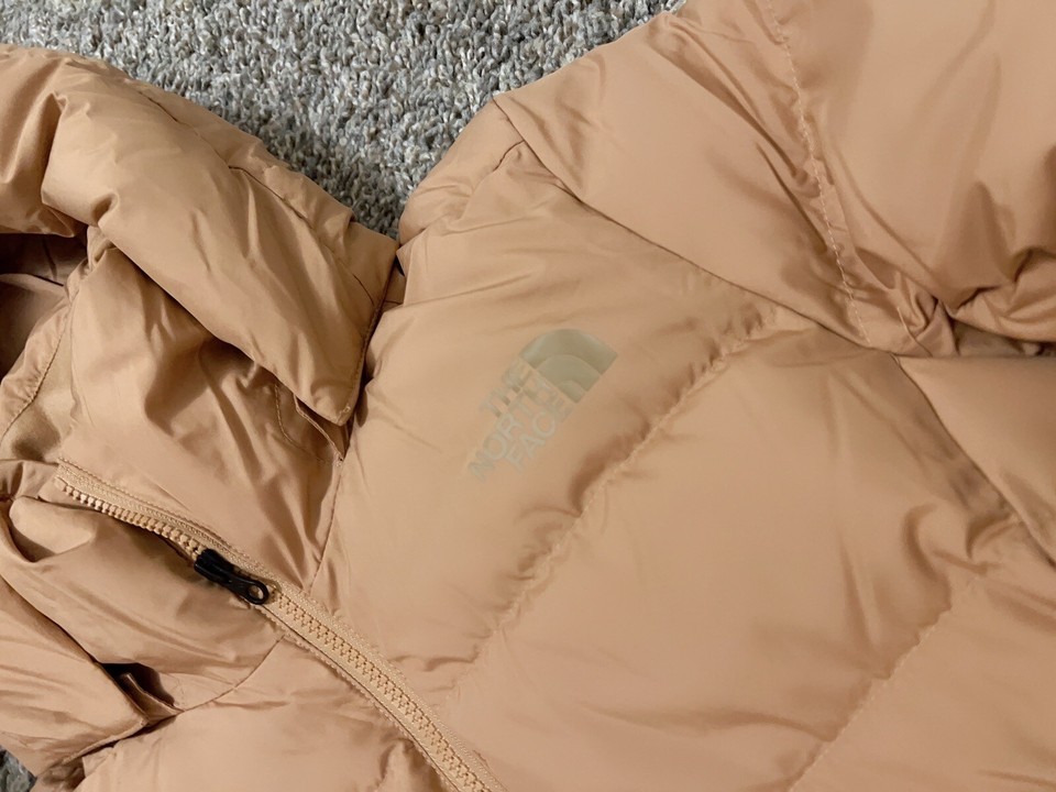 The North Face Women's Explore Farther Parka, color ALMOND BUTTER.size