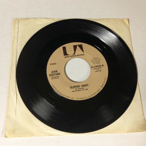 Jean Shepard Slippin' Away / Think I'll Go [vinyl 7"] 1973 United