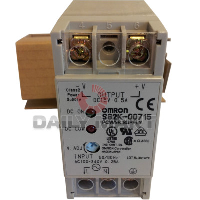 Brand New in Box Omron S82K-00715 S82K00715 15V Switching Power Supply