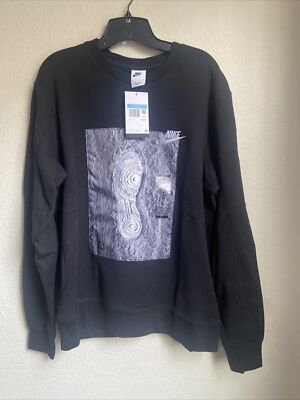 NWT Nike Zero Gravity size M Crew Sweatshirt Black. DD6059-010