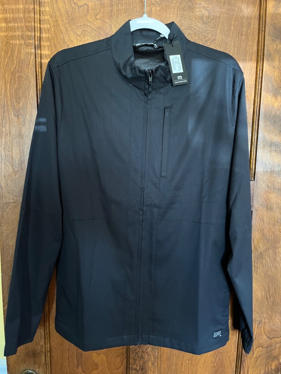 Travis Mathew NWT Constellations Full Zip Jacket Lined Black Men's
