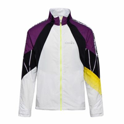 Diadora Jacket Be One Herren Sportjacke für Training winddicht weiß 