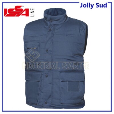 Giubbino Smanicato da Lavoro Invernale Gilet ISSA Multitasche Uomo  Antifreddo