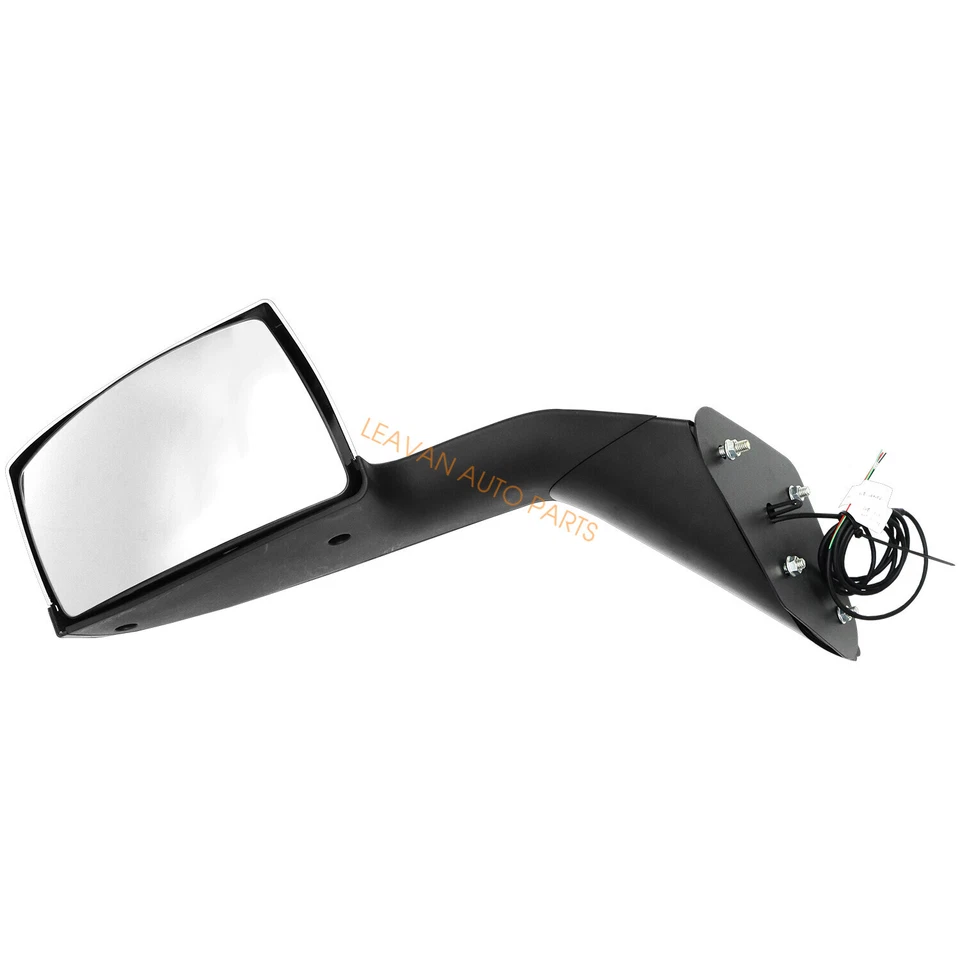 Par de espejos retrovisores cromados diestros y diestros para Volvo VNL 2004-2017 con luces de giro Foto 2 de 4