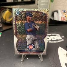 2023 Bowman Chrome - ANGEL CEPEDA *1st Bowman Rookie Shimmer Refractor!* 🔥🔥