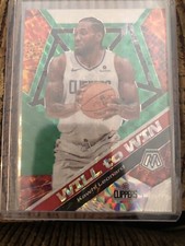 Kawhi Leonard 2019-20 Panini Green Prizm Mosaic Insert Will To Win #4