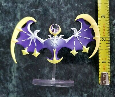 Pokemon Lunala Collectible Figure w/ Stand (from Sun and Moon Alola TCG  box) NEW