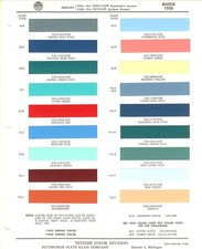 1956 Buick Century Special Super Roadmaster Wagons Paint Chips Sheet Ppg R 1956 Buick Century Special Super Roadmaster Wagons Paint Chips Sheet Ppg R