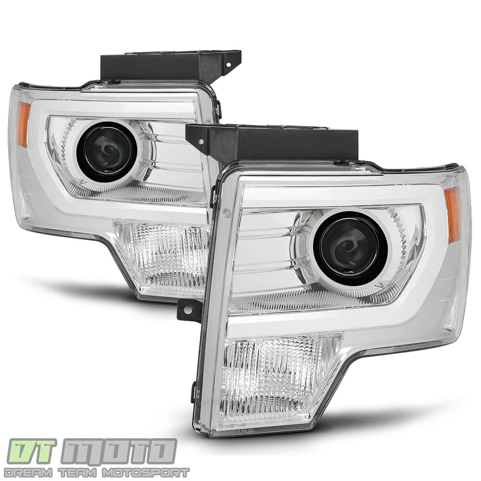 Faros proyectores tubo LED 2009 2010 2011 2012 2013 2014 Ford F150 izquierda+derecha Foto 2 de 4