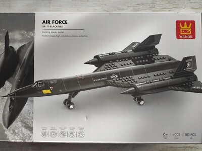 Wange 4005 SR-71 Blackbird 183 Teile in OVP 1x aufgebaut 